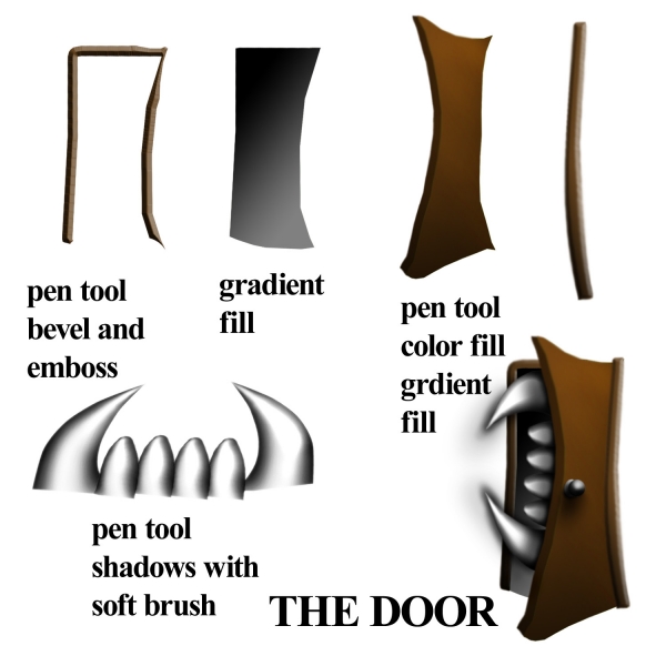 Creation of Evil house: Step 5